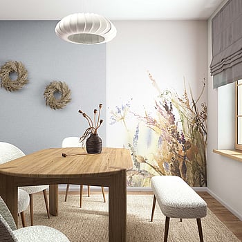 Galerie Wallcoverings Product Code 35797 - Boho Fine Linen Wallpaper Collection - White, Beige, Green Colours -  