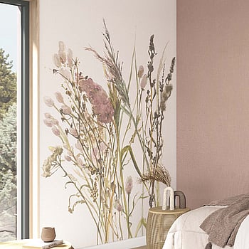 Galerie Wallcoverings Product Code 35798 - Boho Fine Linen Wallpaper Collection - White, Beige, Green Colours -  