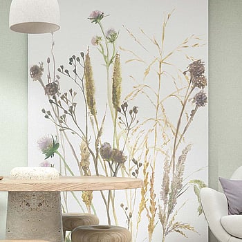 Galerie Wallcoverings Product Code 35799 - Boho Fine Linen Wallpaper Collection - White, Beige Colours -  