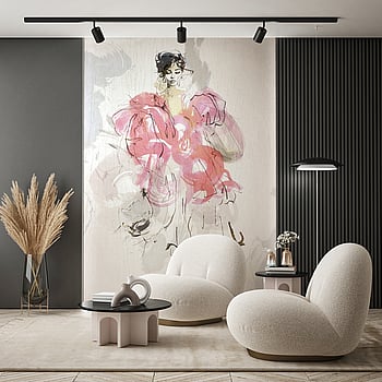 Galerie Wallcoverings Product Code 35898 - Fashion Icon Wallpaper Collection - Beige Rose Colours -  