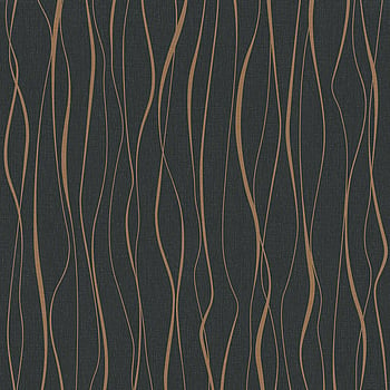 Galerie Wallcoverings Product Code 6813-50 - Home Wallpaper Collection - Black  Gold Colours -  