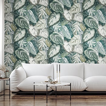 Galerie Wallcoverings Product Code 81344 - Pepper Wallpaper Collection - Green Pepper Colours -  