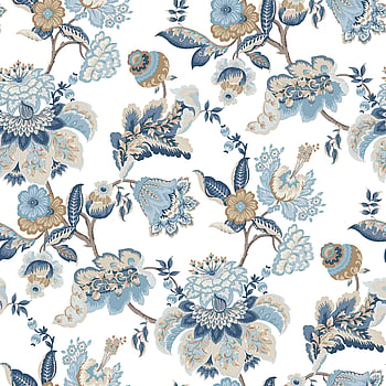 Galerie Wallcoverings Product Code 8303 - Blooming Garden Wallpaper Collection - Blue Colours -  