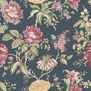 Galerie Wallcoverings Product Code 8308 - Blooming Garden Wallpaper Collection - Blue Colours -  