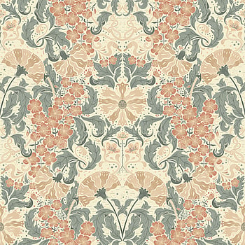 Galerie Wallcoverings Product Code 83116 - Hjarterum Wallpaper Collection - Blue Pink Cream Colours -  