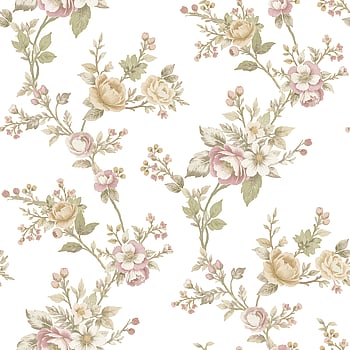 Galerie Wallcoverings Product Code 8325 - Blooming Garden Wallpaper Collection - Pink Colours -  