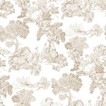 Galerie Wallcoverings Product Code 8340 - Blooming Garden Wallpaper Collection - Beige Colours -  