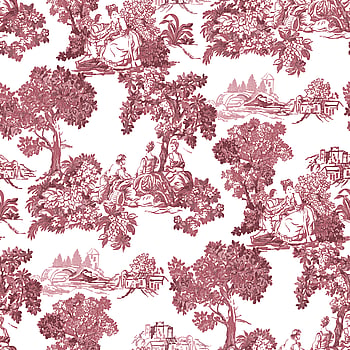 Galerie Wallcoverings Product Code 8343 - Blooming Garden Wallpaper Collection - Red Colours -  
