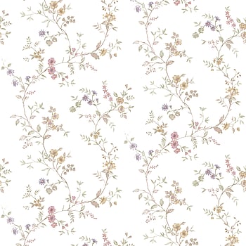 Galerie Wallcoverings Product Code 8355 - Blooming Garden Wallpaper Collection - Beige And Pink Colours -  