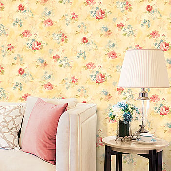Galerie Wallcoverings Product Code AB42418 - Abby Rose 3 Wallpaper Collection - Pink Blue Cream Colours -  