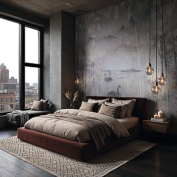 Galerie Wallcoverings Product Code BB30195 - Bombay Design Wallpaper Collection - Purple, Grey Colours -  