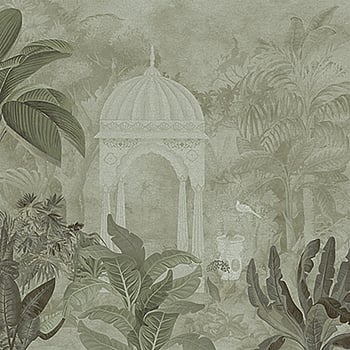 Galerie Wallcoverings Product Code BB30197 - Bombay Design Wallpaper Collection - Green Colours -  