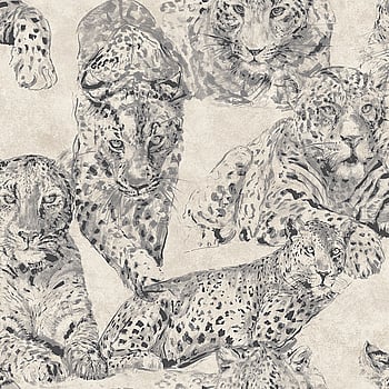 Galerie Wallcoverings Product Code BL22720 - Botanica Wallpaper Collection - Grey Beige Colours -  