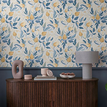 Galerie Wallcoverings Product Code CL65233 - Cosmo Living Wallpaper Collection - Blue Multi-coloured Yellow Colours -  