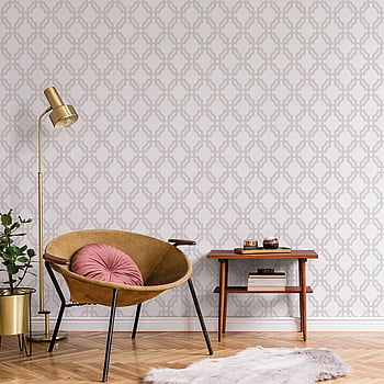 Galerie Wallcoverings Product Code DA23260 - Luxe Wallpaper Collection - White Colours -  