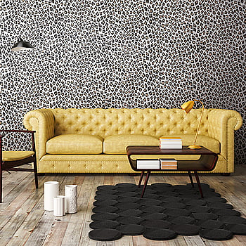 Galerie Wallcoverings Product Code ES31124 - Escape Wallpaper Collection - White, Black, Gold Colours -  