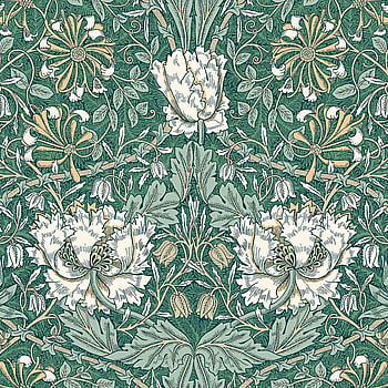 Galerie Wallcoverings Product Code ET12604 - Arts and Crafts Wallpaper Collection - Green Tan Cream Colours -  