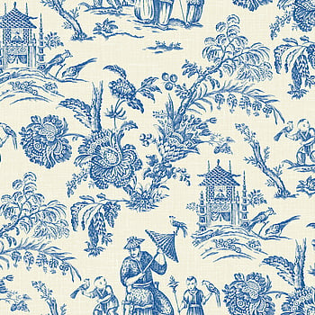 Galerie Wallcoverings Product Code FC61812 - French Country Wallpaper Collection - China Blue Colours -  