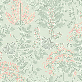 Galerie Wallcoverings Product Code FL61127 - Flourish Wallpaper Collection - Grey/Green Colours -  