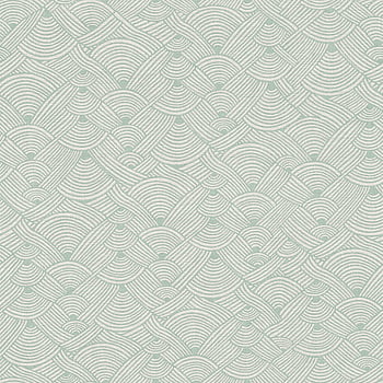 Galerie Wallcoverings Product Code FS72002 - Fusion Wallpaper Collection - Green White Colours -  