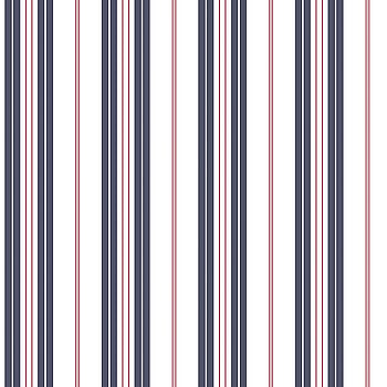 Galerie Wallcoverings Product Code G23061 - Deauville 2 Wallpaper Collection - Navy Blue Red White Colours -  