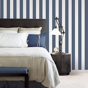 Galerie Wallcoverings Product Code G23144 - Deauville 2 Wallpaper Collection - Marine Blue White Colours -  