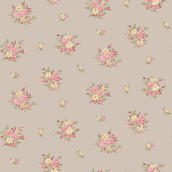 Galerie Wallcoverings Product Code G23230 - Floral Themes Wallpaper Collection - Red Yellow Mocha Colours -  