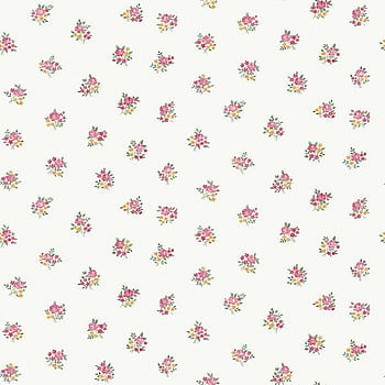 Galerie Wallcoverings Product Code G23276 - Floral Themes Wallpaper Collection - Red Green Yellow Colours -  