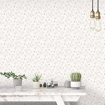Galerie Wallcoverings Product Code G67853 - Miniatures 3 Wallpaper Collection - White Pink Grey Colours -  