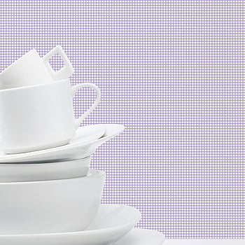 Galerie Wallcoverings Product Code G67877 - Miniatures 2 Wallpaper Collection - Purple White Colours -  