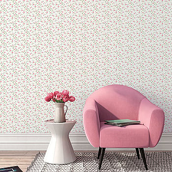 Galerie Wallcoverings Product Code G67889 - Miniatures 2 Wallpaper Collection - Pink Green White Colours -  