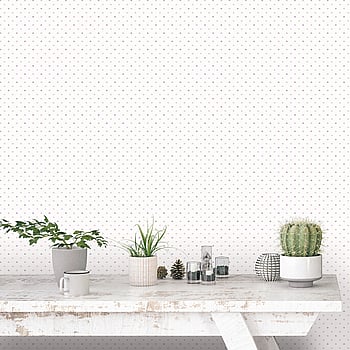 Galerie Wallcoverings Product Code G67901 - Miniatures 2 Wallpaper Collection - Purple Lilac White Colours -  