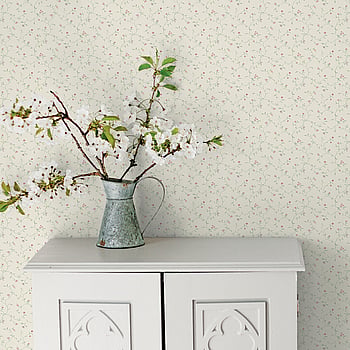 Galerie Wallcoverings Product Code G67922 - Miniatures 3 Wallpaper Collection - Cream Green Pink Purple Colours -  