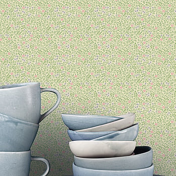 Galerie Wallcoverings Product Code G68706 - Miniatures 3 Wallpaper Collection - Cream,Rose,Purple,Green Colours -  