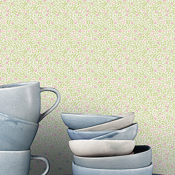 Galerie Wallcoverings Product Code G68707 - Miniatures 3 Wallpaper Collection - Greens,Pink Colours -  