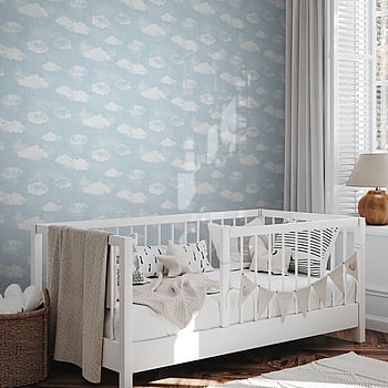 Galerie Wallcoverings Product Code G78359 - Kids & Teens Wallpaper Collection - Sky Blue Colours -  
