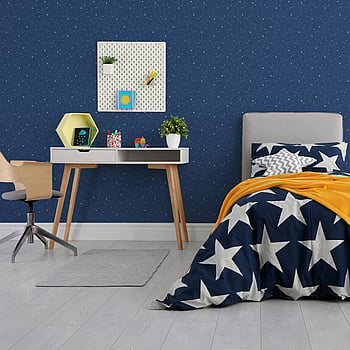 Galerie Wallcoverings Product Code G78408 - Kids & Teens Wallpaper Collection - Cobalt Blue Glitter Colours -  