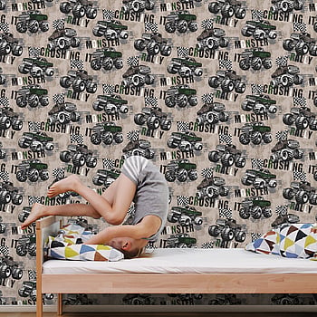Galerie Wallcoverings Product Code G78569 - Kids & Teens Wallpaper Collection - Brown Dr. Green Black Colours -  