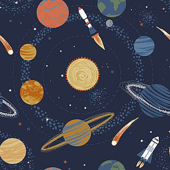 Galerie Wallcoverings Product Code G78597 - Kids & Teens Wallpaper Collection - Navy Blue Orange Mica Colours -  