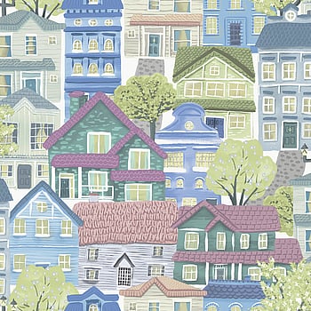 Galerie Wallcoverings Product Code G78601 - Kids & Teens Wallpaper Collection - Blues Greens Purple Colours -  