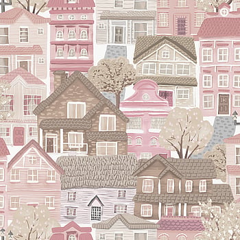 Galerie Wallcoverings Product Code G78602 - Kids & Teens Wallpaper Collection - Pink Brown Beige Colours -  