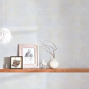 Galerie Wallcoverings Product Code HO20031 - Home Wallpaper Collection - Grey White Colours -  