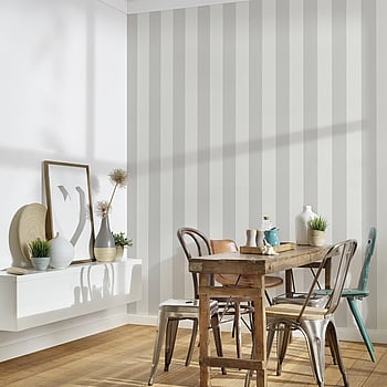 Galerie Wallcoverings Product Code MC61015 - Maison Charme Wallpaper Collection - Grey, White Colours -  
