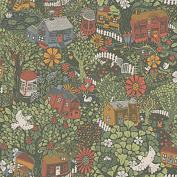 Galerie Wallcoverings Product Code S63003 - Sommarang 2 Wallpaper Collection - Dark green Colours -  
