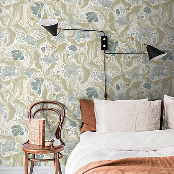 Galerie Wallcoverings Product Code S65115 - Sommarang 2 Wallpaper Collection - Blue Green Colours -  
