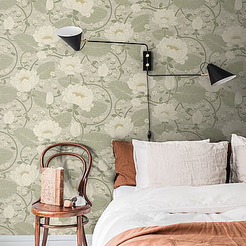 Galerie Wallcoverings Product Code S83124 - Hjarterum Wallpaper Collection - Greige Colours -  