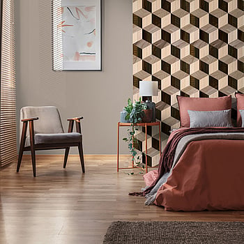 Galerie Wallcoverings Product Code WH45202M - Welcome Home Murals Wallpaper Collection - Beige, Brown, Cream Colours -  