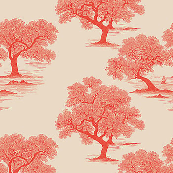 Galerie Wallcoverings Product Code WH45242M - Welcome Home Murals Wallpaper Collection - Cream, Pink, Red Colours -  