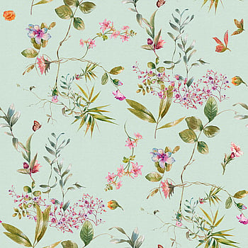 Galerie Wallcoverings Product Code WH45247M - Welcome Home Murals Wallpaper Collection - Blue, Multi-colour, Green Colours -  